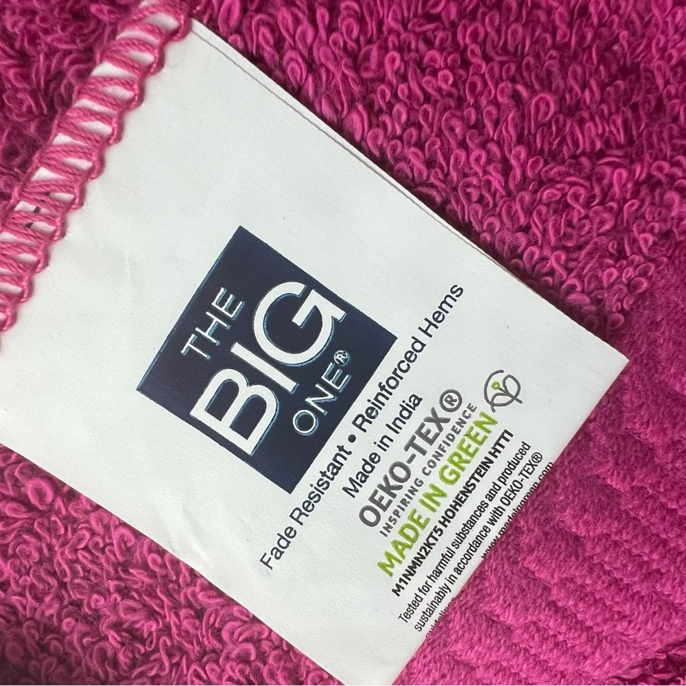 10 Cotton Wash Cloth bundle DARK PINK purple Kohl’s THE BIG ONE brand NEW BRIGHT